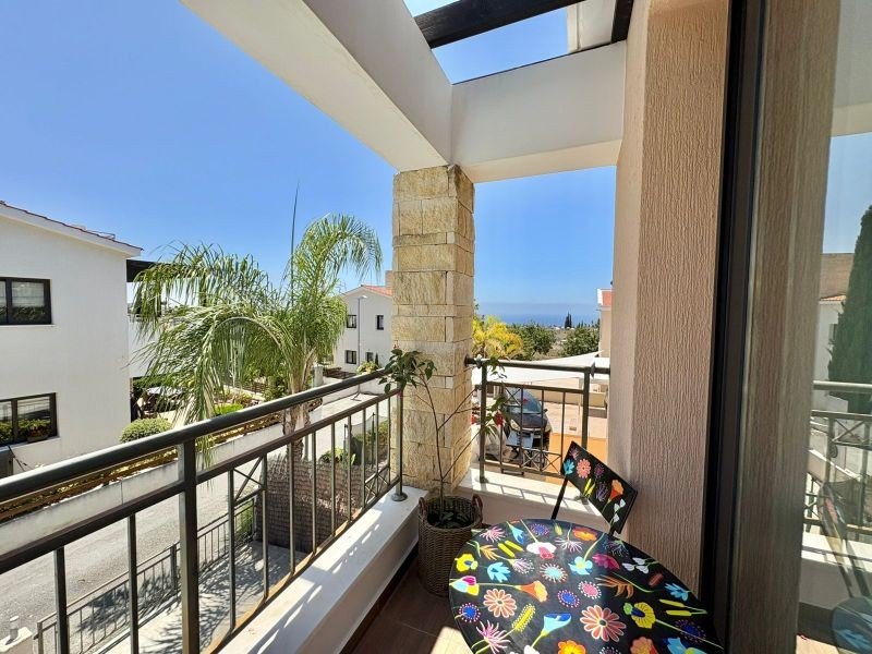 Villa mit Dachterrasse und Meerblick in Paphos