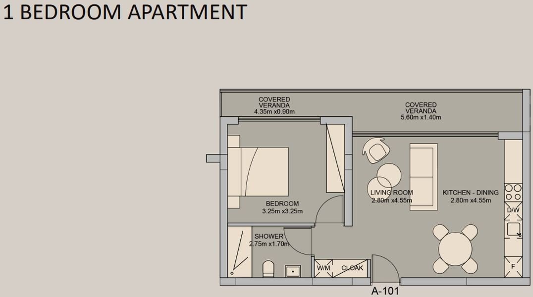 Flat in luxury SPA resort in Paphos