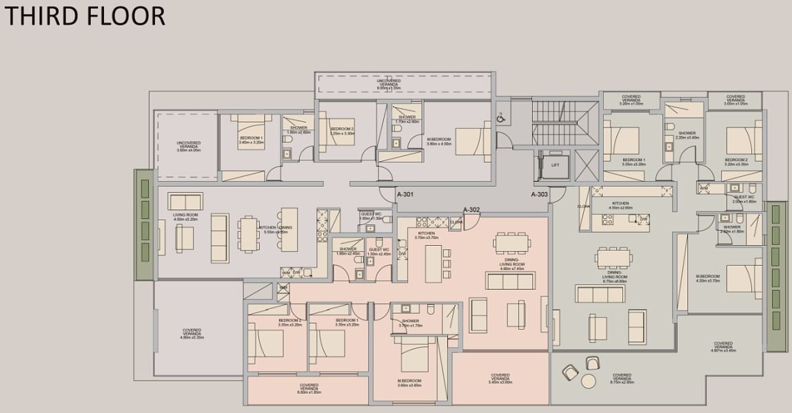 Flat in luxury SPA resort in Paphos