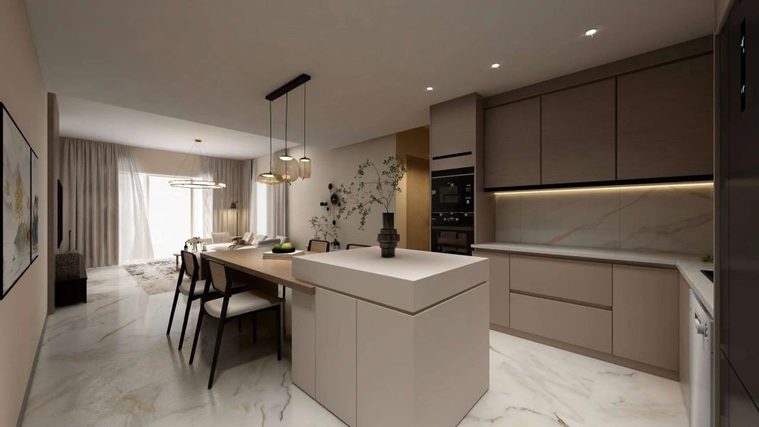 Apartment mit Bergblick in Paphos