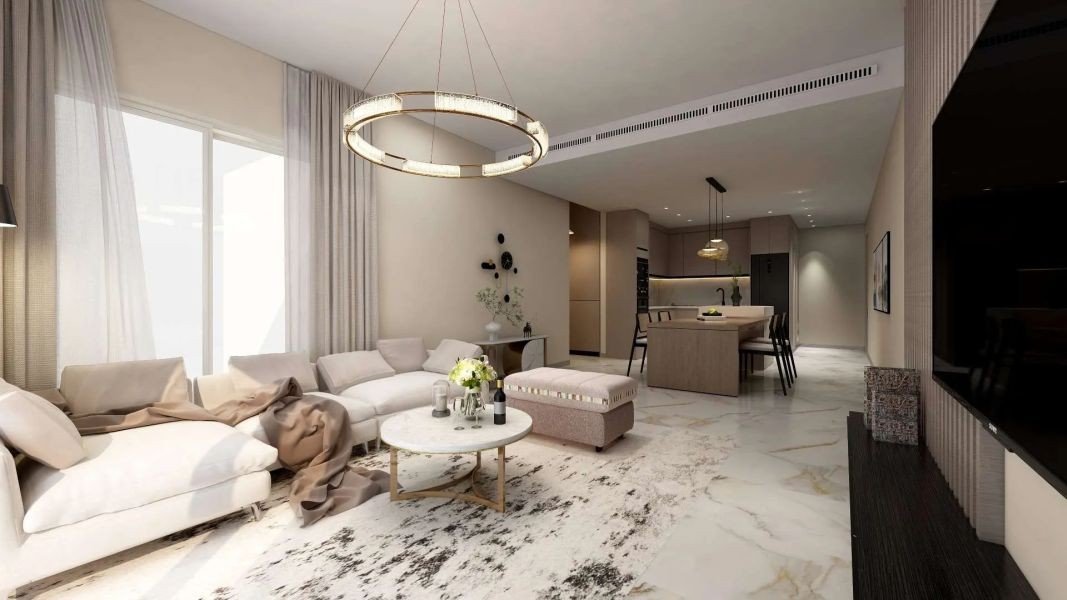 Apartment with sea views and roof garden in Paphos