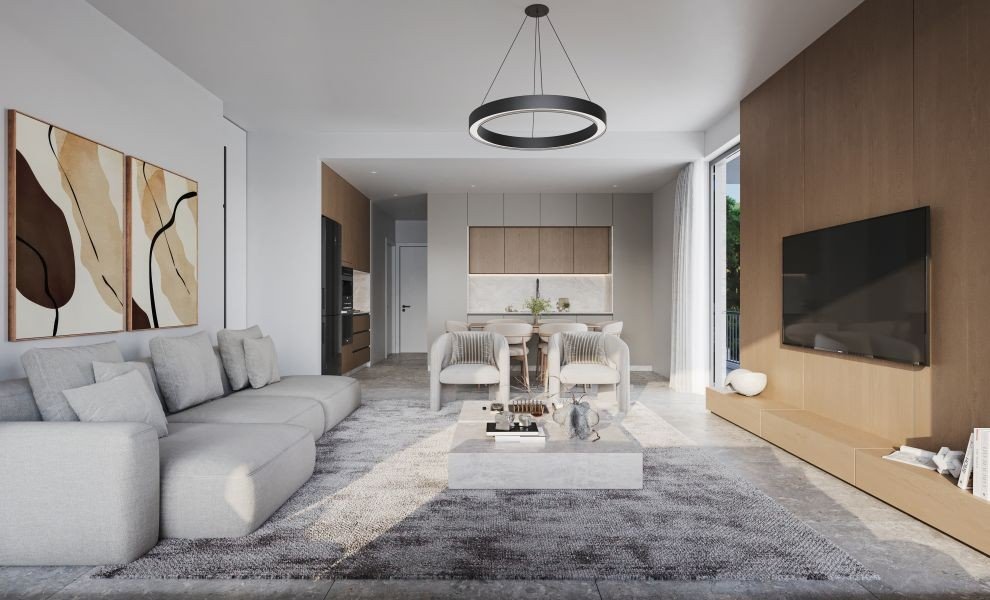 Penthouse with large terraces in Paphos