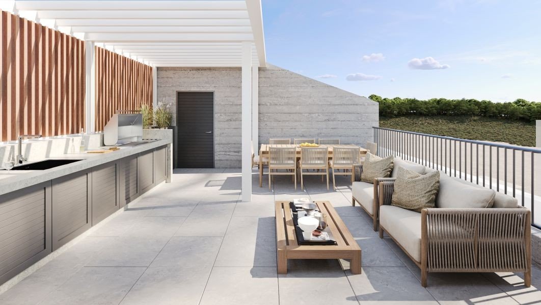Penthouse with large terraces in Paphos