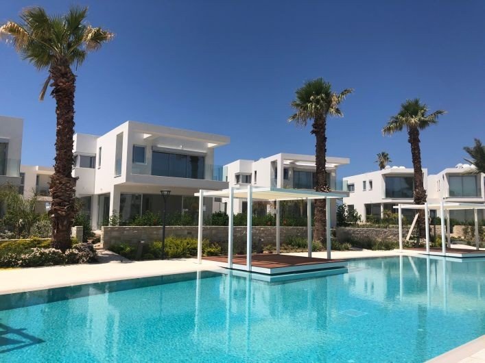 Villa in seafront gated complex in Paphos