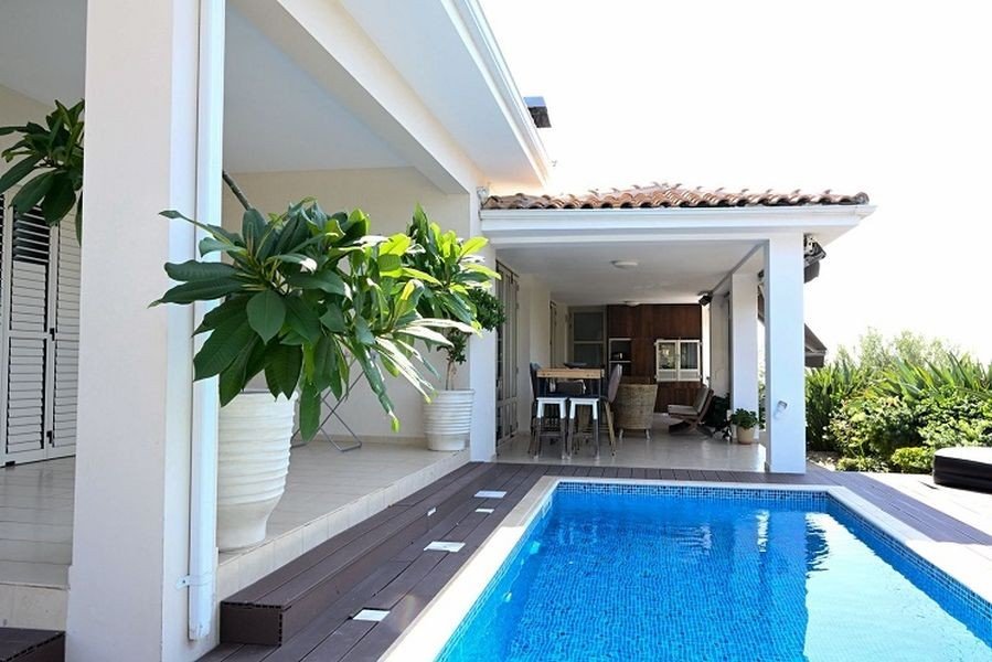 Bungalow mit Anbau, Meerblick in Paphos