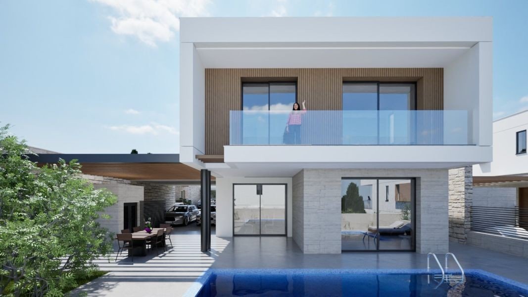 Modern Villa with Sea Views in Paphos
