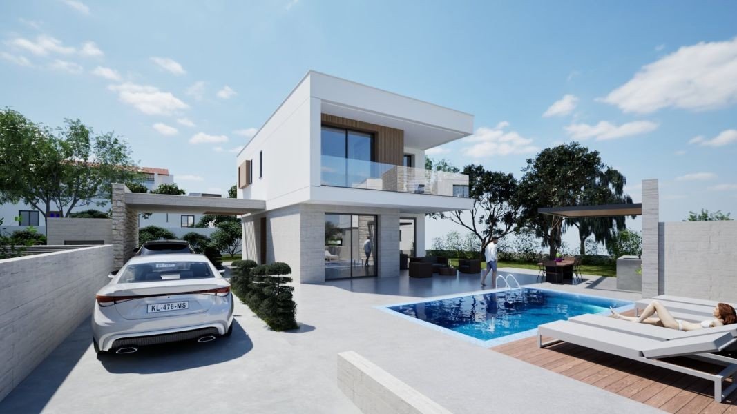 Spacious villa with Sea Views in Paphos