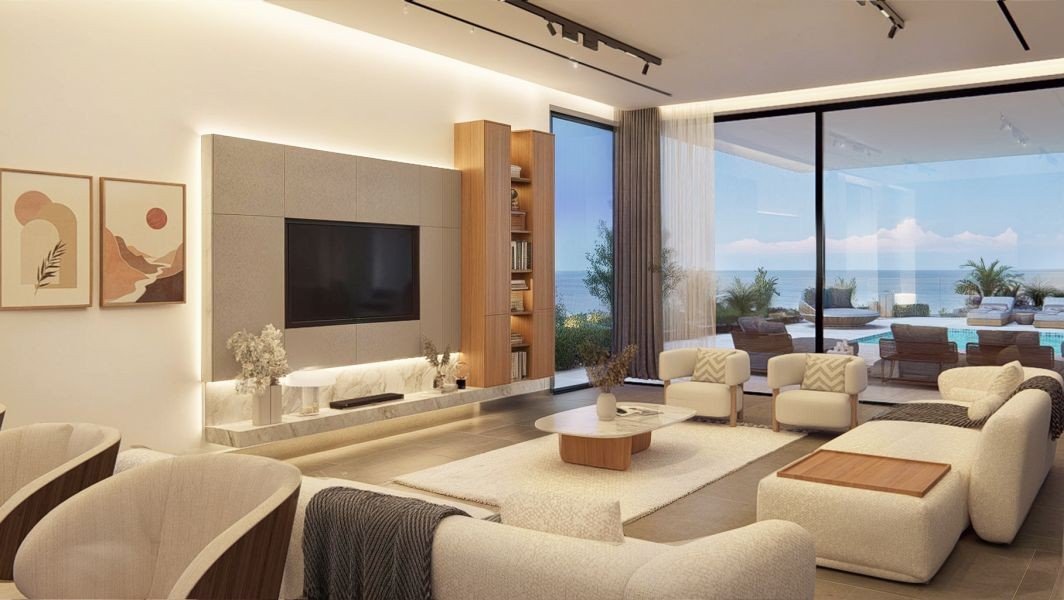 SeaFront 1st Row villa in Paphos