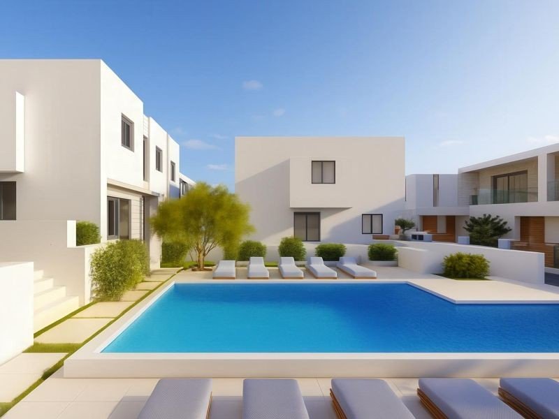 Semi-detached house in a complex in Paphos