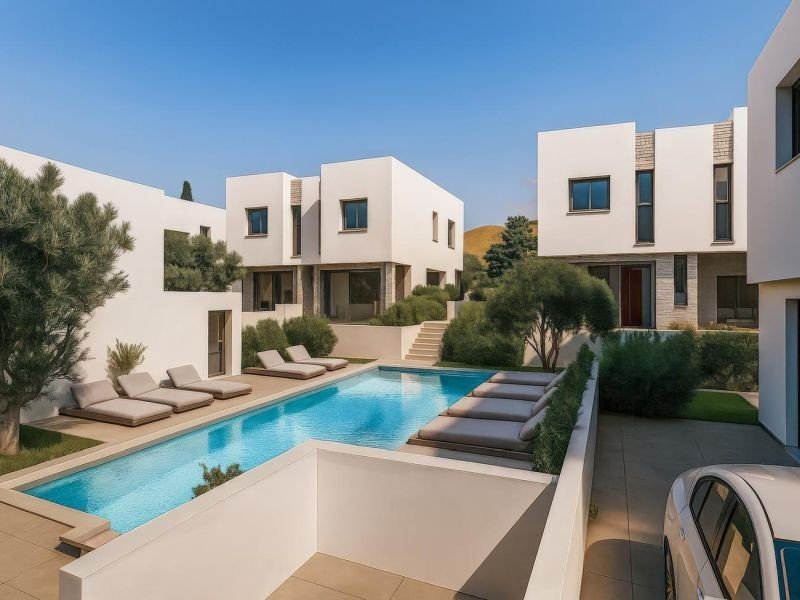 Freistehendes Haus in einer Anlage in Paphos