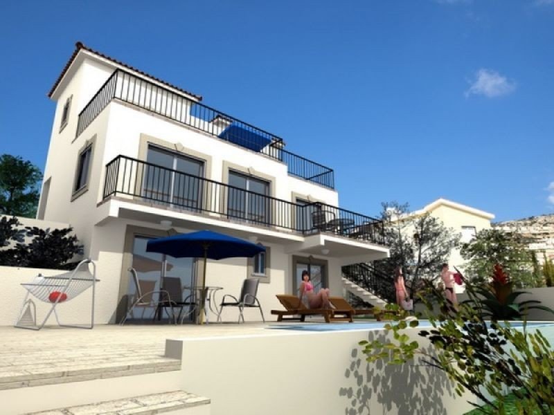 KeyReady Villa with Unobstructed Sea Views in Paphos