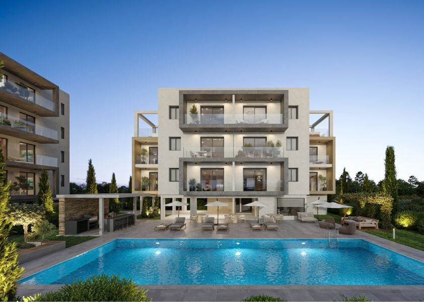 Flat in Complex with Amenities in Paphos