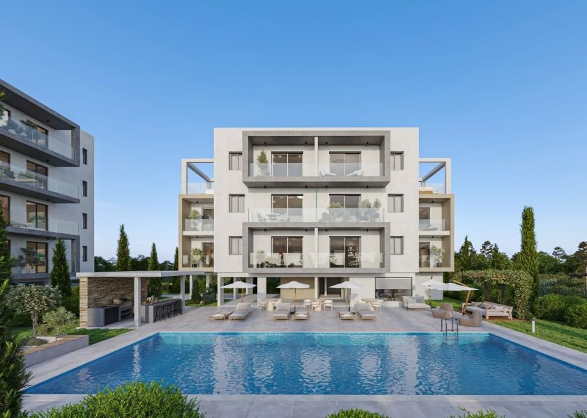 Flat in Complex with Amenities in Paphos