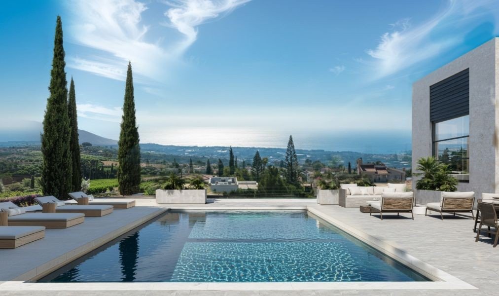 SeaView Renovated Luxury Hilltop Residence in Paphos
