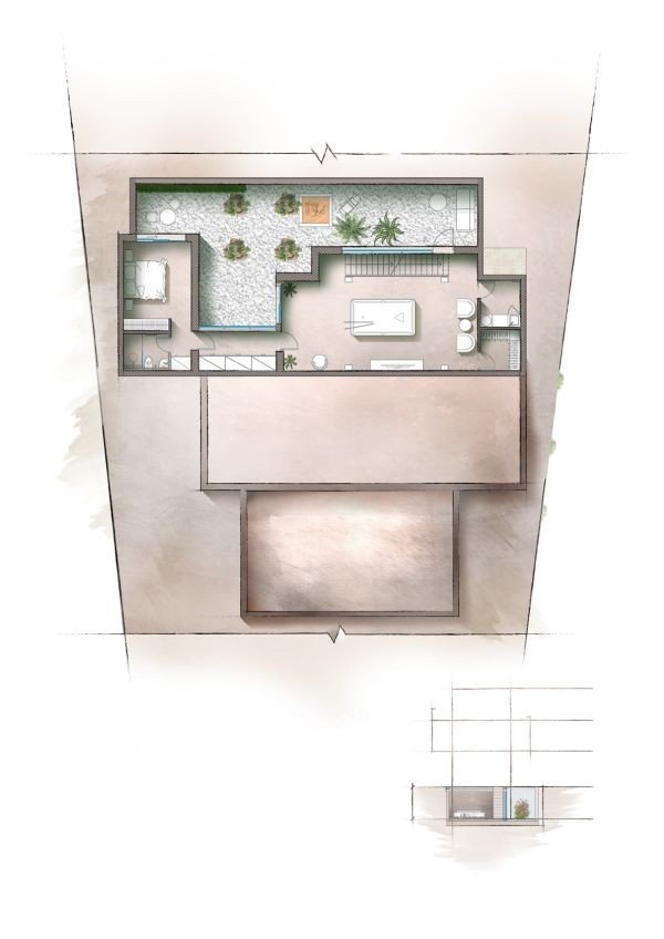 Villa with Roofterrace in Gated Family Complex in Paphos