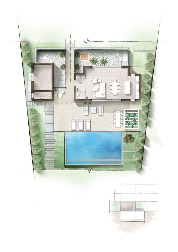 Villa with Roofterrace in Gated Family Complex in Paphos