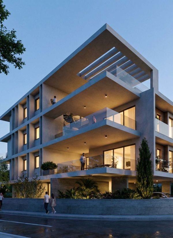 Modern Apartment in Residential Building in Papho