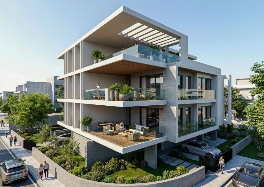 Modern Apartment in Residential Building in Papho