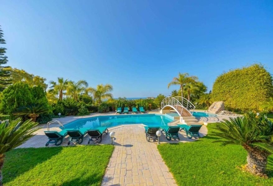 Villa by Beach on big plot in Paphos