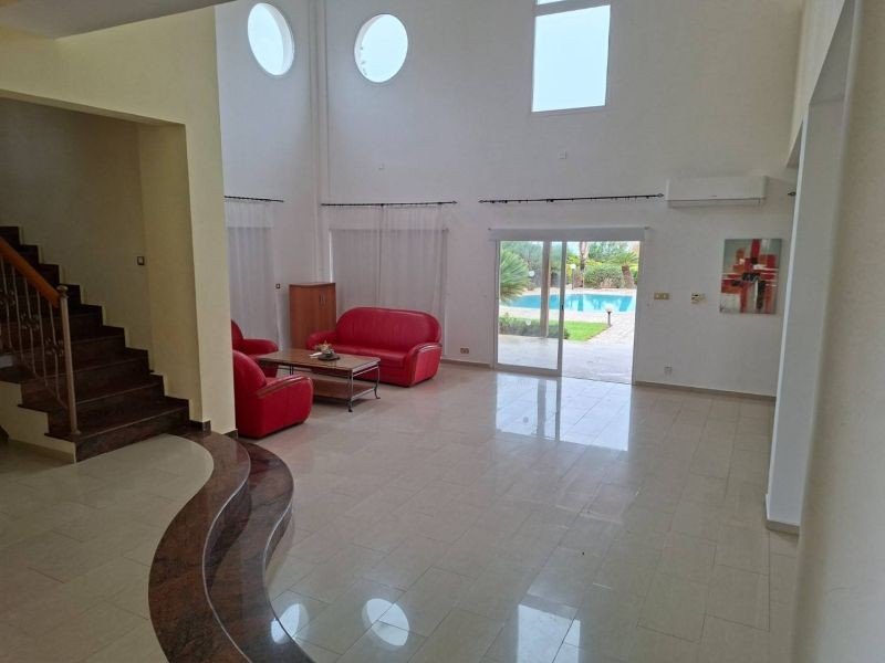 Villa by Beach on big plot in Paphos