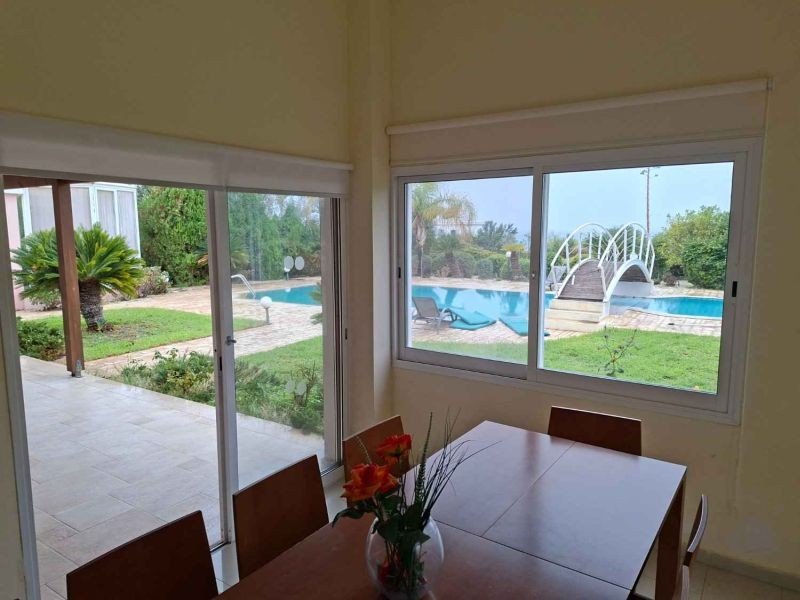 Villa by Beach on big plot in Paphos