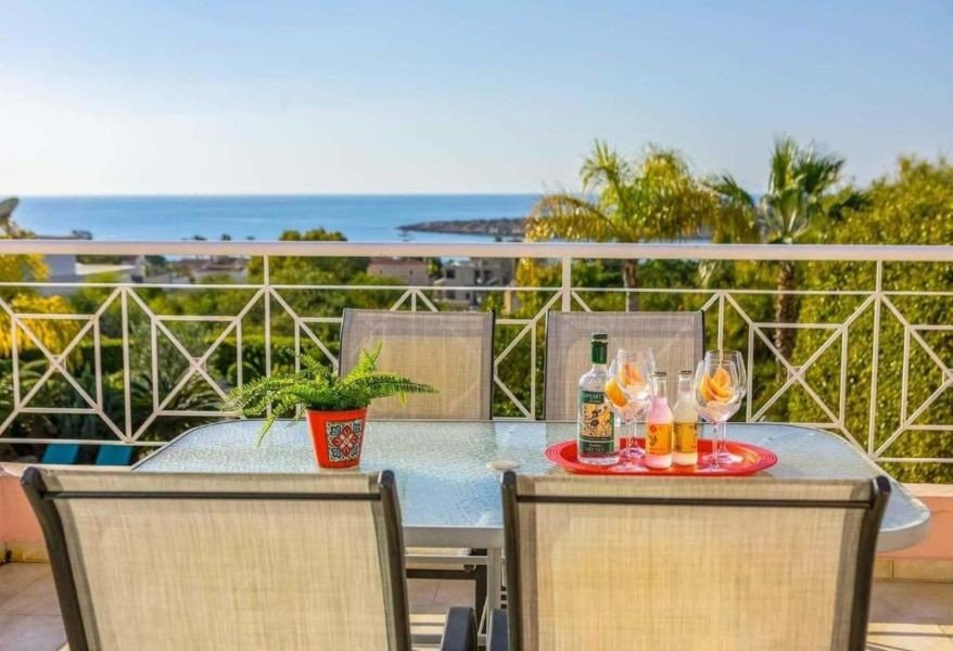 Villa by Beach on big plot in Paphos