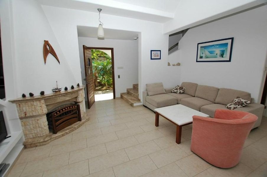 Beachfront villa on large plot in Paphos