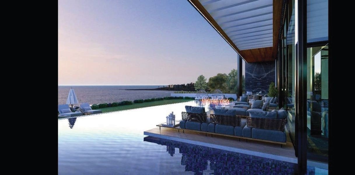 SeaFront Villa with Sunset View in Paphos