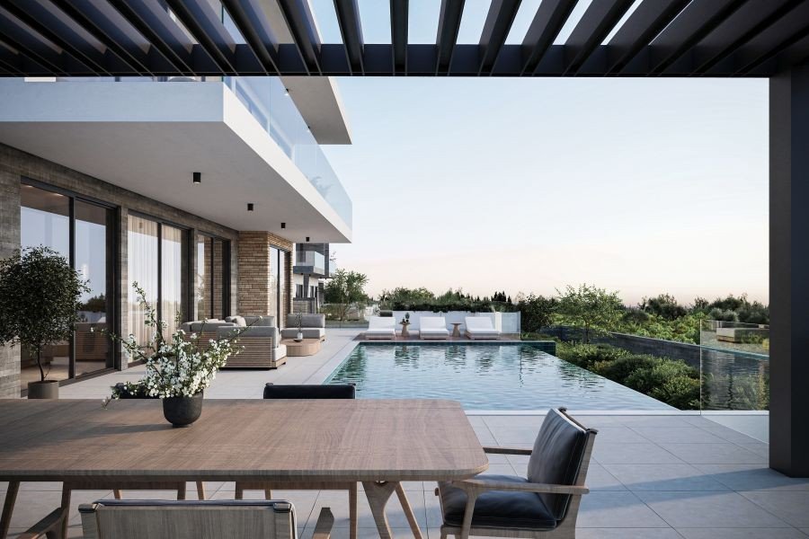 Spacious Villa with Sea Views in Paphos