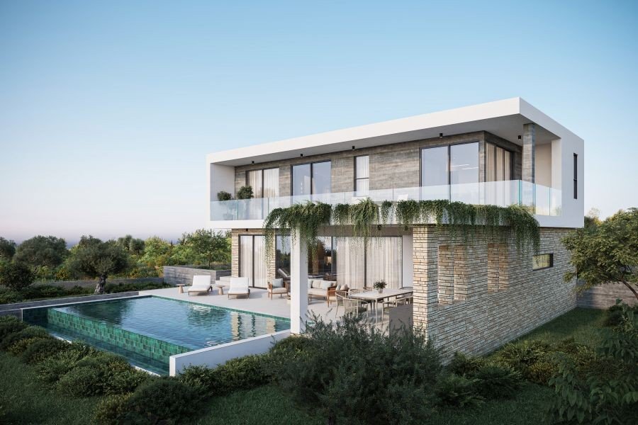 Spacious Villa with Sea Views in Paphos
