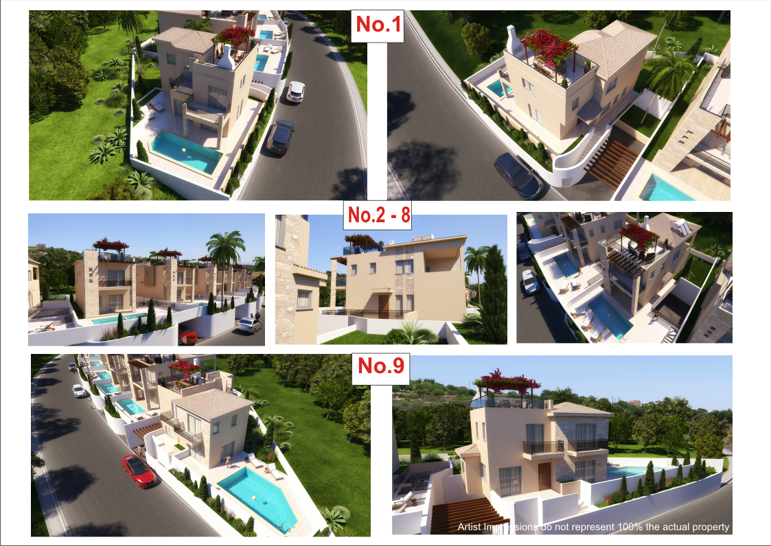 Moderne Villa mit Meerblick in Paphos