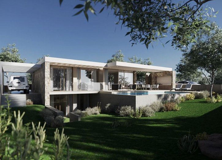 Moderne Villa mit Meer-&Bergblick