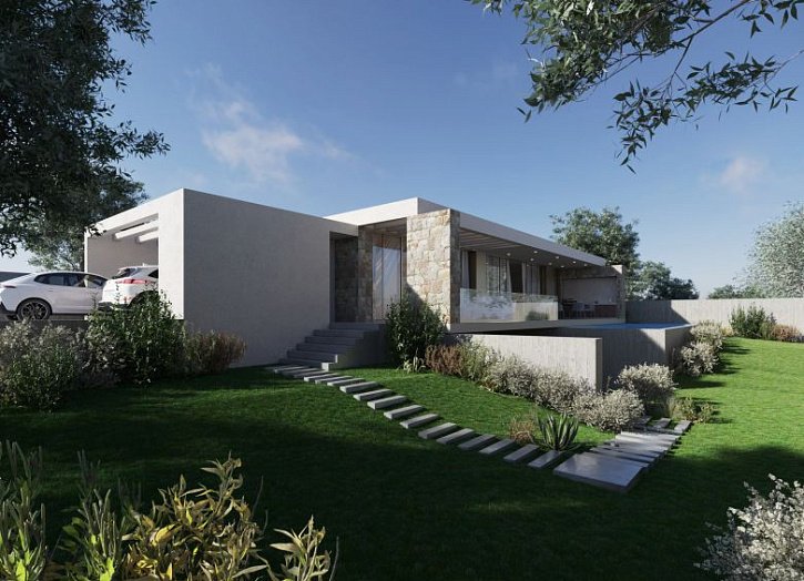 Moderne Villa mit Meer-&Bergblick