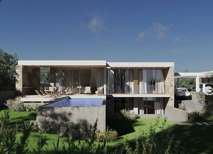 Moderne Villa mit Meer-&Bergblick