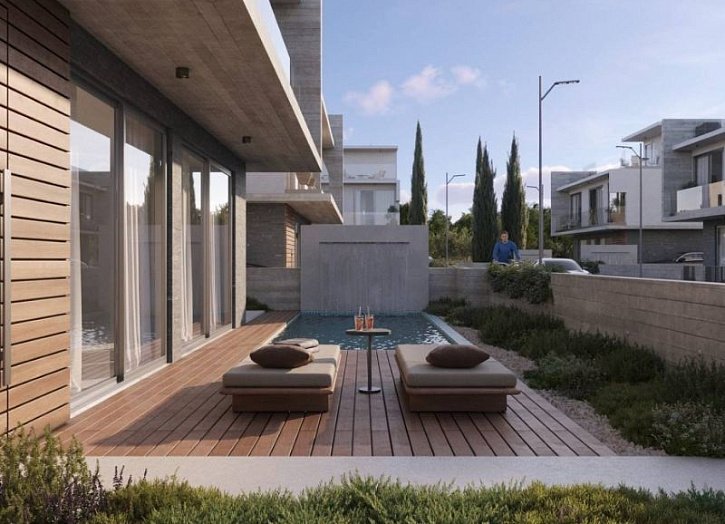 Modern villa 300 m from sandy beach