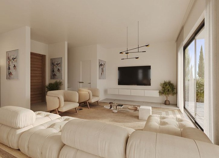 Modern villa close to sea and city