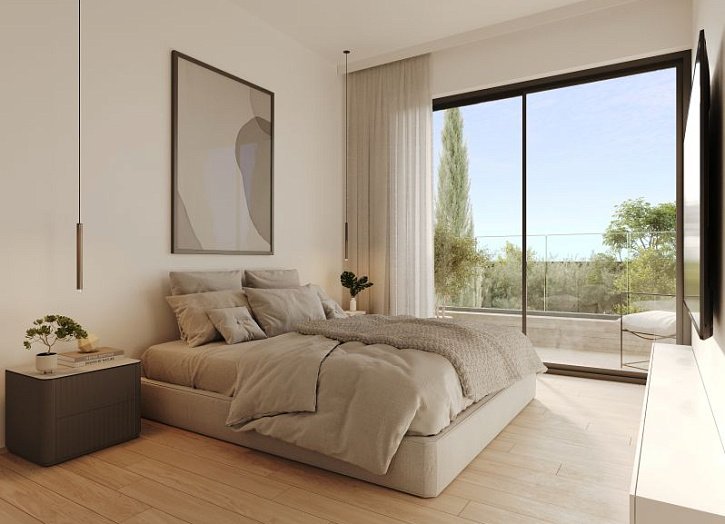 Modern villa close to sea and city