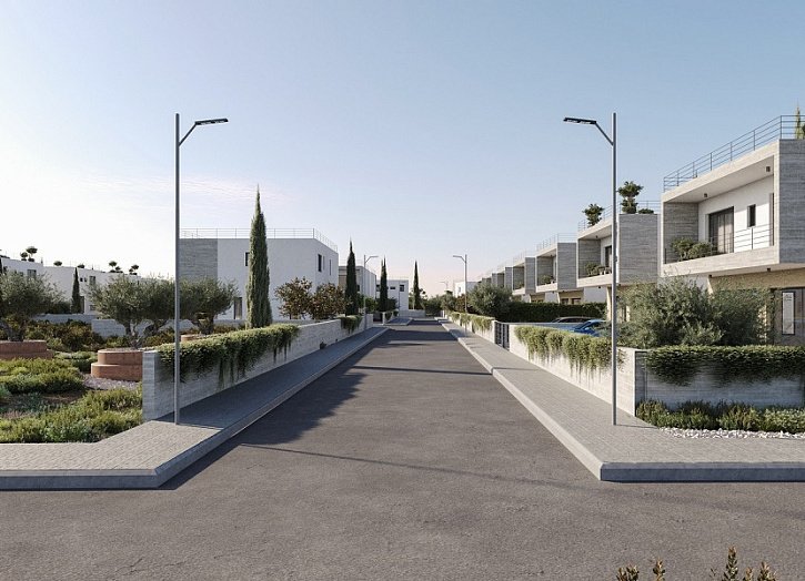 Modern villa close to sea and city