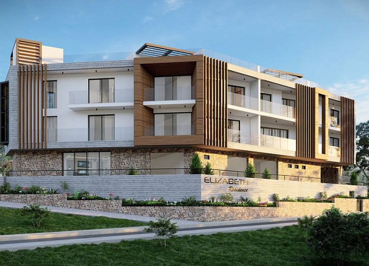 House with roof garden, sea views