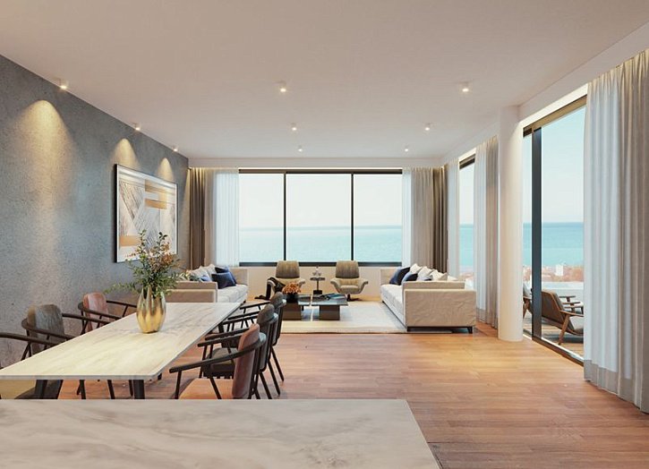 Modern luxury villa with sea view