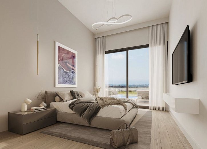 Modern luxury villa with sea view