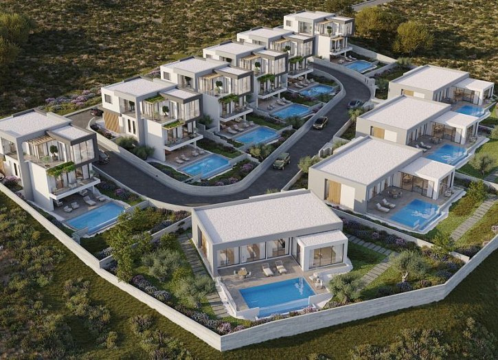 Modern luxury villa with sea view