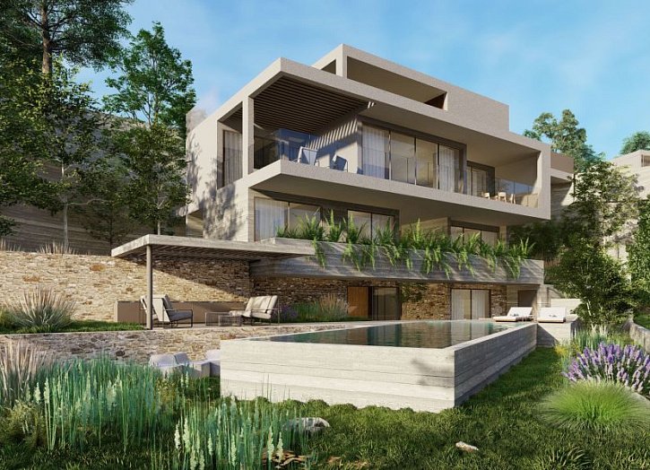 Modern villa with sea views close to amenities