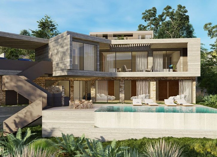 Modern villa with sea views close to amenities