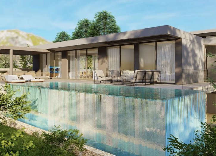 Modern villa with sea views close to amenities