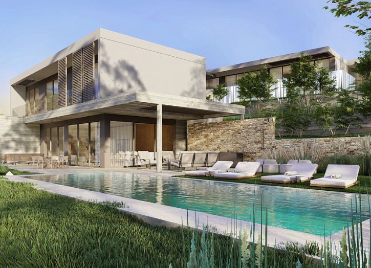 Modern seaview villa on big plot