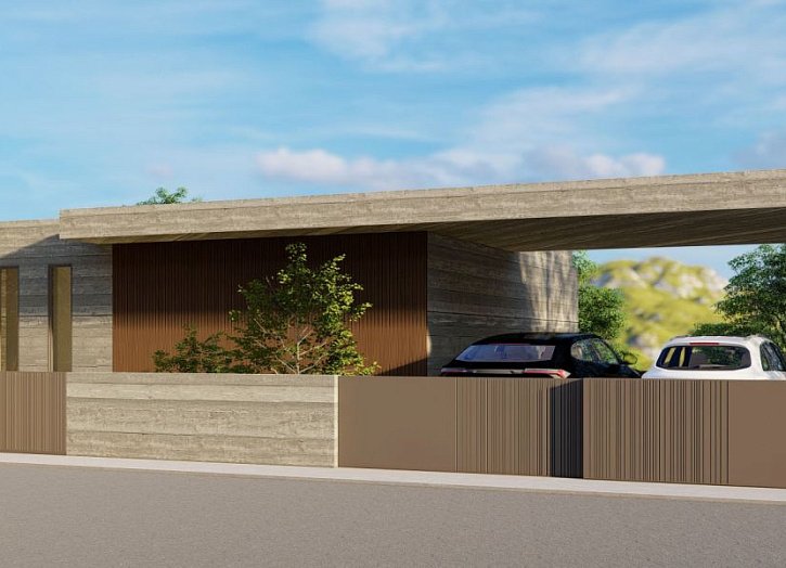 Modern seaview villa on big plot