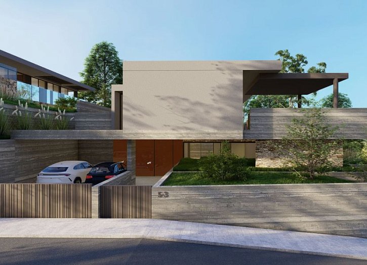 Modern seaview villa on big plot