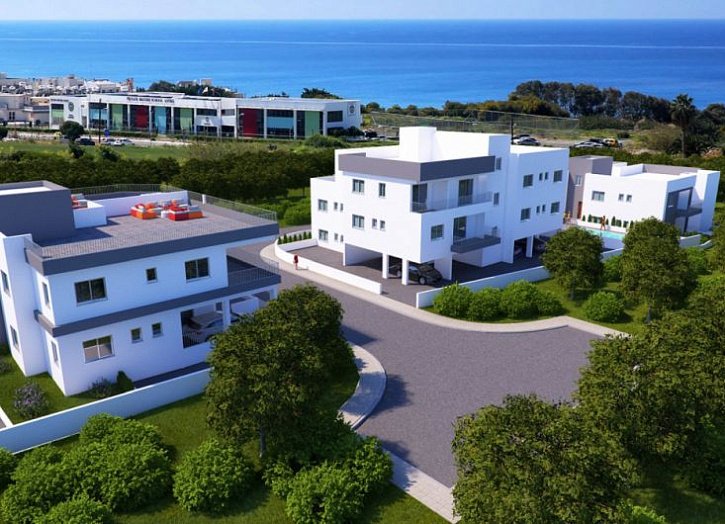 Современная квартира у пляжа и школы