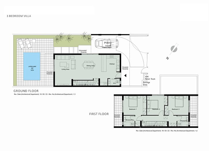 zeitgenössische Villa im Zentrum